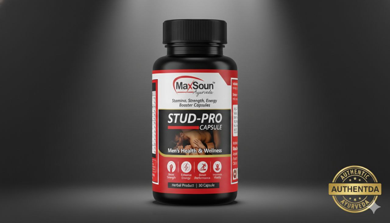 MaxSoun Herbal Stud-Pro Capsules Or Kamini Vardhak Oil 